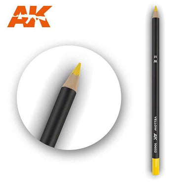 AK Interactive AK10032 Weathering Pencil Yellow 5 Pack